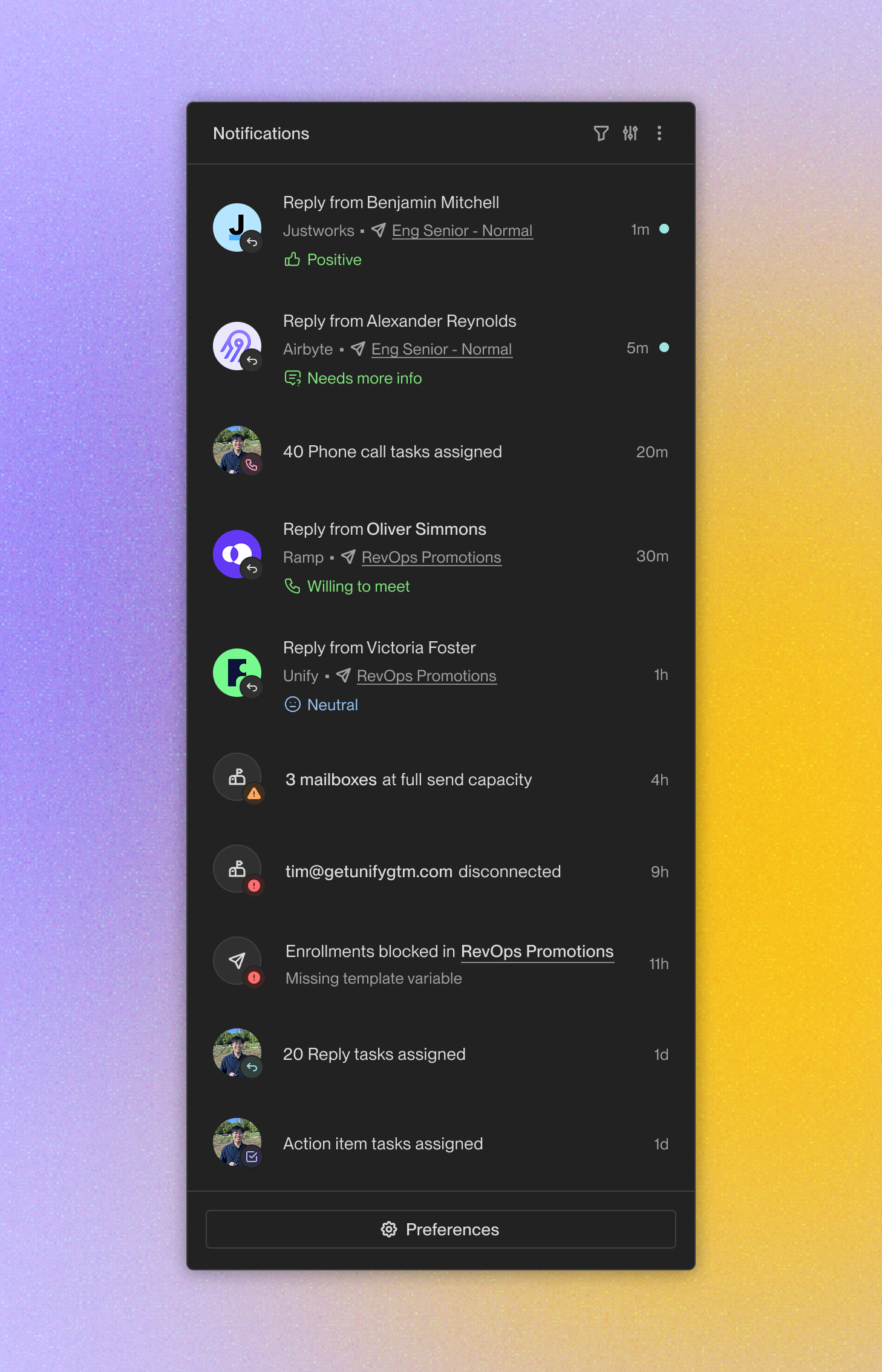 Unified Notification System